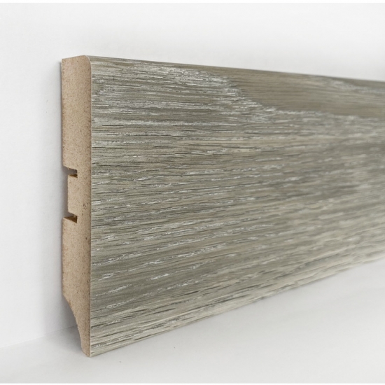 Плинтус напольный из МДФ Grace Premium 80А Кедр гималайский 028 - 2,4м